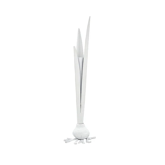 Worlds Away Handcrafted Garlic Bud Vase White GARLIC BUD WH