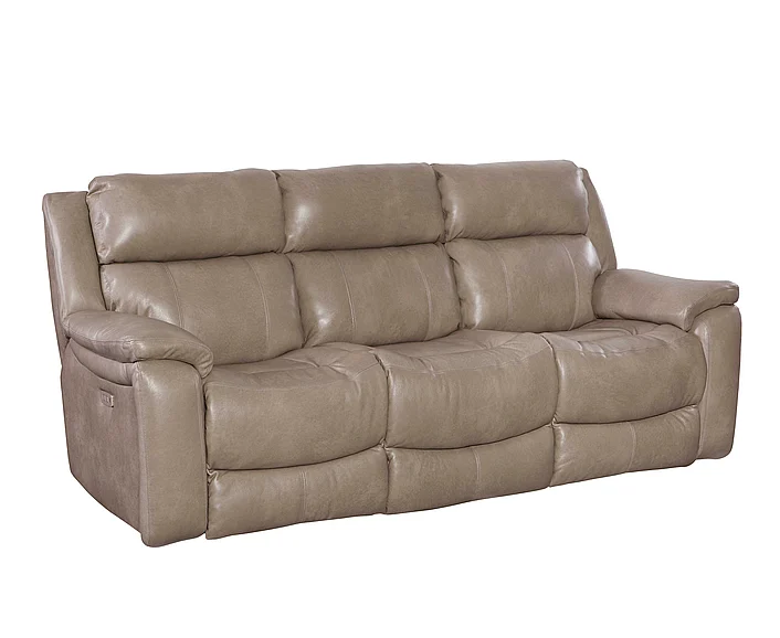 Southern Motion Colton Power Headrest Reclining Sofa with USB in Cobblestone 332-61P 903-09