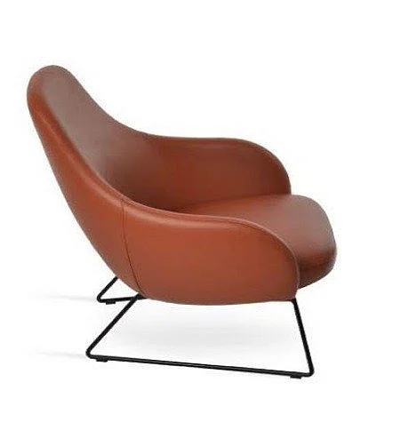 SohoConcept Gazel Lounge Armchair Wire Base