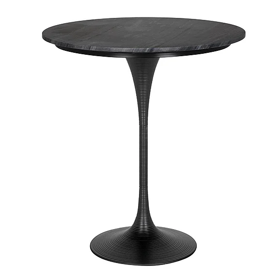 Noir Furniture Joni Bar Table in Matte Black GBAR006MTB-36