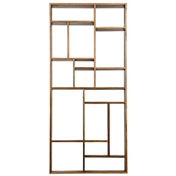 Noir Furniture Malic Shelf in Dark Walnut GBCS154DW