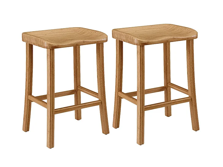 Greenington Tulip 26" Counter Height Stool - Set of 2, Caramelized GC0602CS