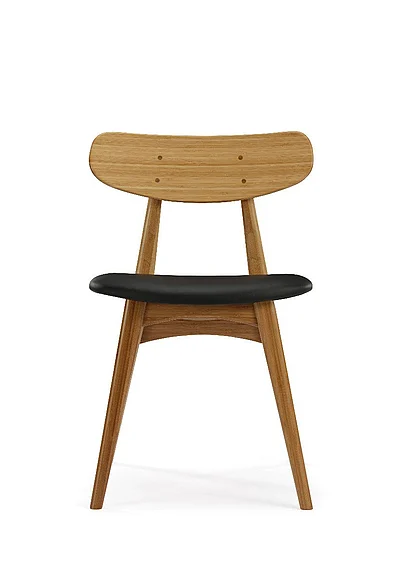 Greenington Cassia Dining Chair w/ Leather Seat - Set of 2, Caramelized GCA002CA