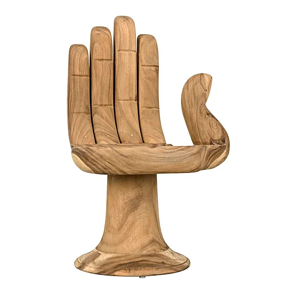Noir Furniture Buddha Chair in Teak GCHA220T