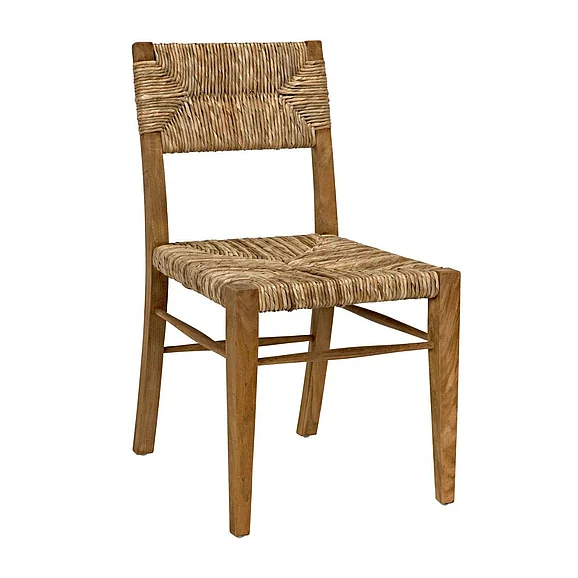 Noir Furniture Faley Chair with Woven in Teak GCHA246T