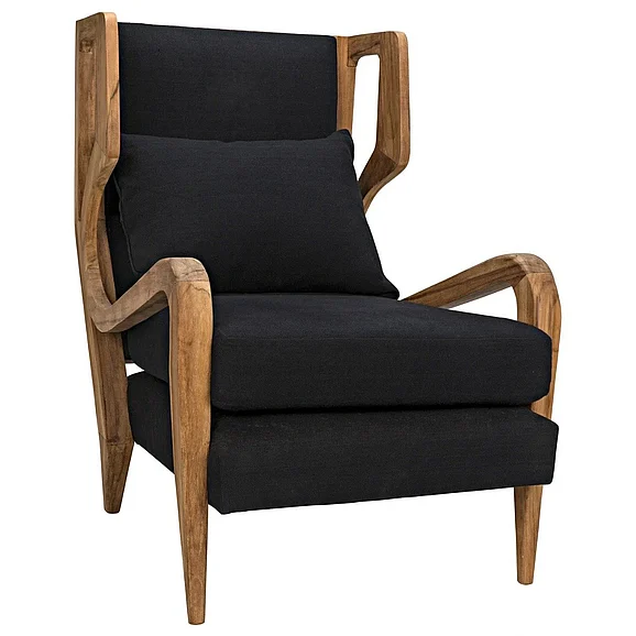 Noir Furniture Carol Chair in Brown GCHA292T