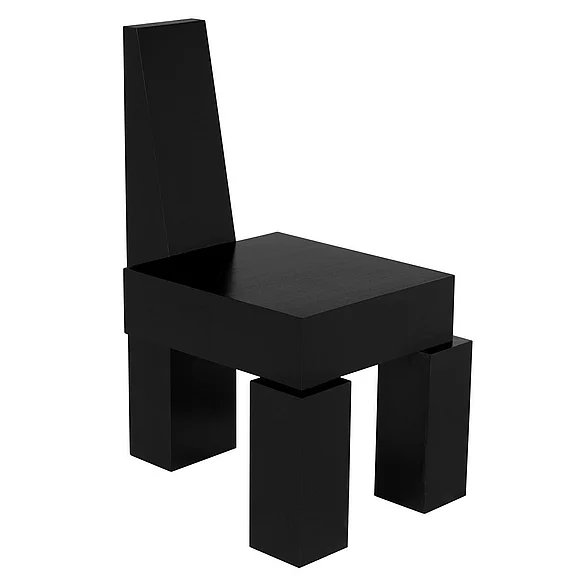 Noir Furniture Murry Chair in Hand Rubbed Black GCHA313HB