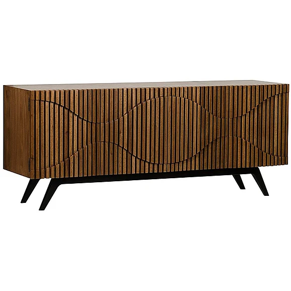 Noir Furniture Illusion Sideboard in Dark Walnut GCON244DW CLOSEOUT