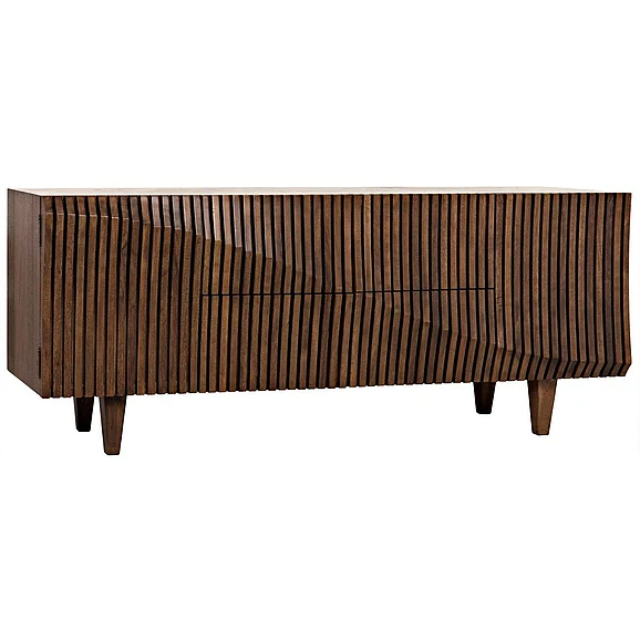 Noir Furniture Jin Ho Sideboard in Dark Walnut GCON264DW