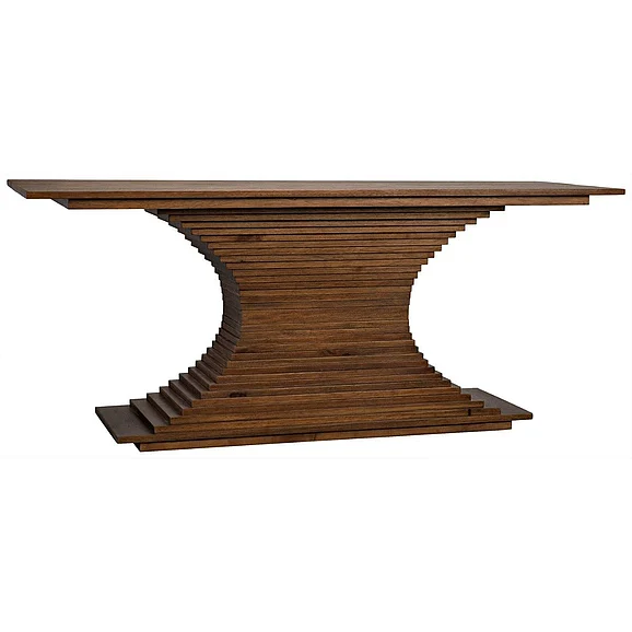 Noir Furniture Cambio Console in Dark Walnut GCON294DW