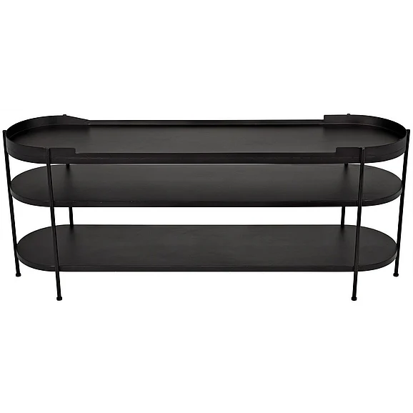 Noir Furniture Cassio Console in Matte Black GCON321MTB