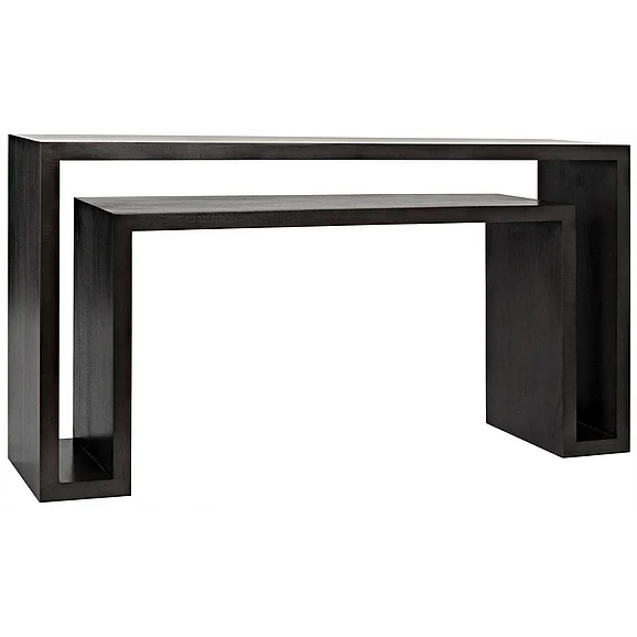 Noir Furniture Caine Console in Pale GCON325P