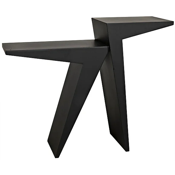 Noir Furniture Steam Console in Matte Black GCON328MTB