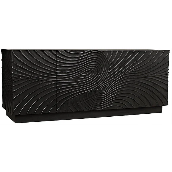 Noir Furniture Cavalier Sideboard in Pale GCON333P CLOSEOUT