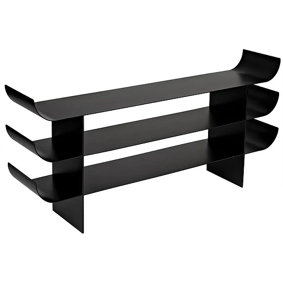 Noir Furniture Kyoto Console in Matte Black GCON344MTB CLOSEOUT