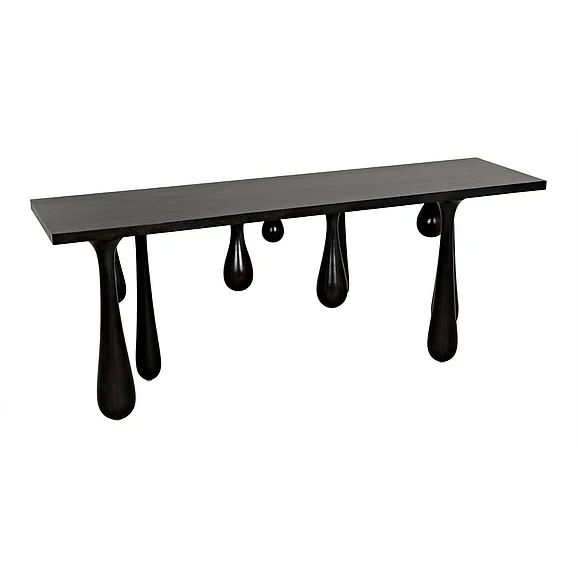 Noir Furniture Drop Console in Pale GCON377P