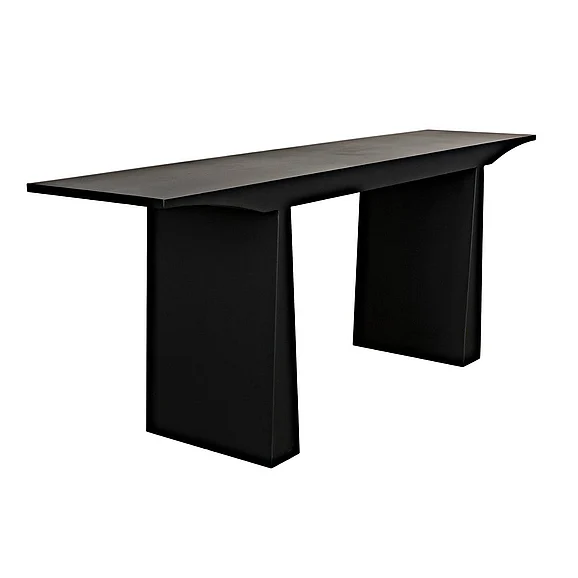 Noir Furniture Truss Console in Matte Black GCON379MTB