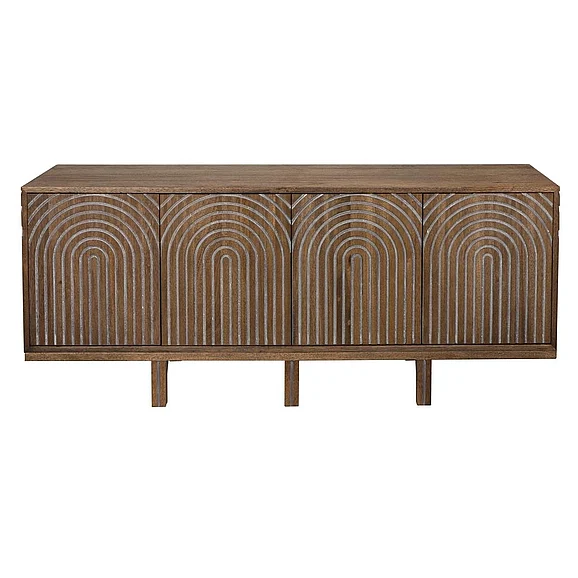 Noir Furniture Ryder Sideboard in Dark Walnut GCON432DW