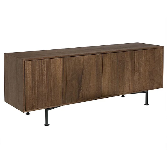 Noir Furniture Lionell Sideboard in Dark Walnut GCON433DW