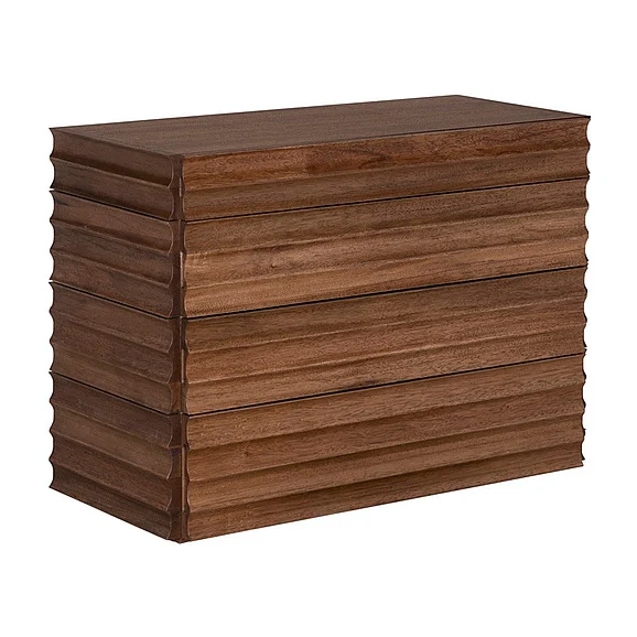 Noir Furniture Pacelli Console in Dark Walnut GCON447DW