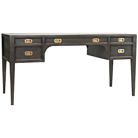 Noir Furniture Africa Desk in Pale GDES174P