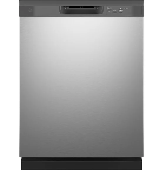 GE Dishwasher with Front Controls in Stainless Steel GDF450PSRSS