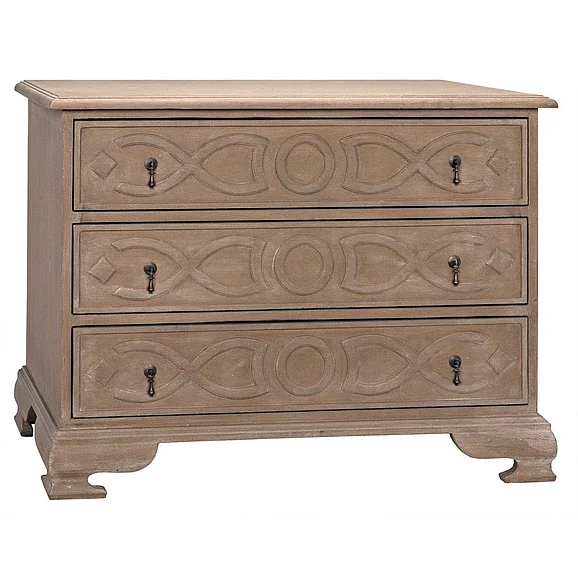 Noir Furniture Sofie Dresser in Weathered GDRE136WEA CLOSEOUT