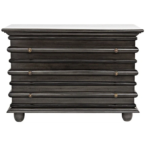 Noir Furniture Ascona Small Chest in Pale GDRE137P