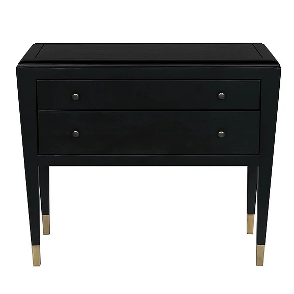 Noir Furniture Grant Sideboard, Black in Black GDRE207B