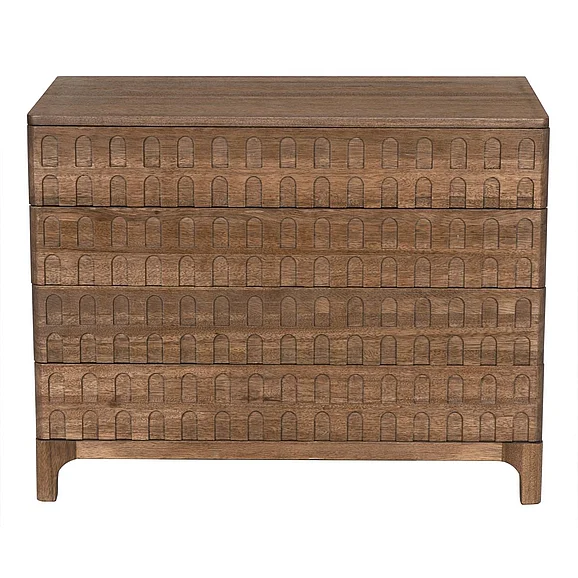 Noir Furniture Regent Sideboard in Dark Walnut GDRE252DW