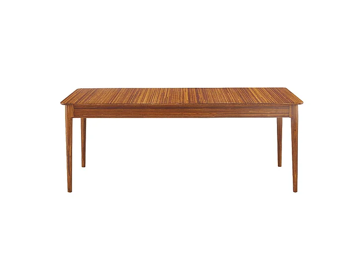 Greenington Erikka 110" Double-Leaves Extension Dining Table, Amber GE0001AM