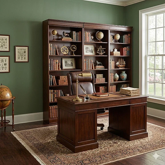 Liberty Brayton Manor 3pc 84" Bookcase Set in Cognac 273-HO3084-RTA