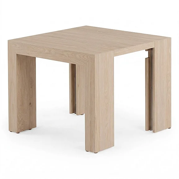 Transformer Table Extendable Dining Table in Driftwood 10034;12034
