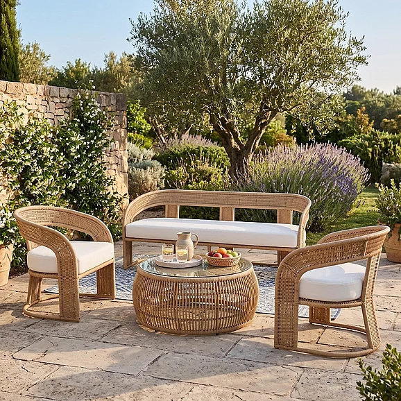 Artesia Onda 3pc Outdoor Set in Natural