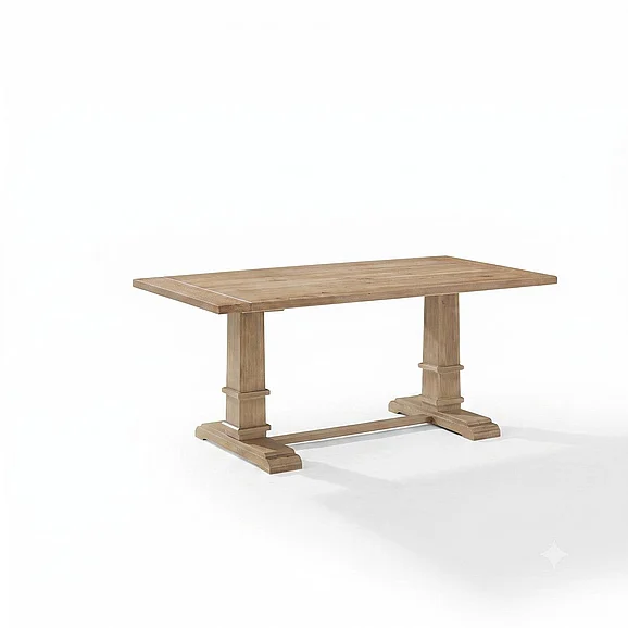 Crosley Joanna Dining Table in Rustic Brown KF13061RB
