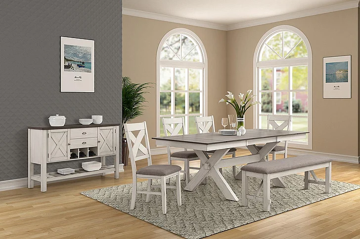 Emma Mason Signature Victoria Row 6PC Dining Room