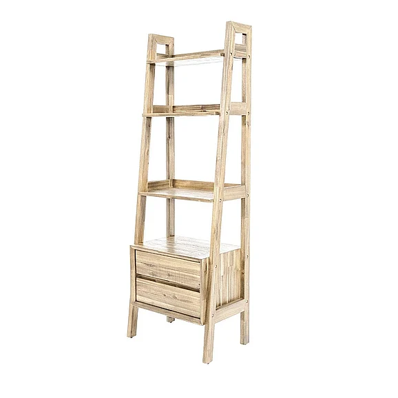 LH Home Gia Modular Bookcase in Light Driftwood GIA021S