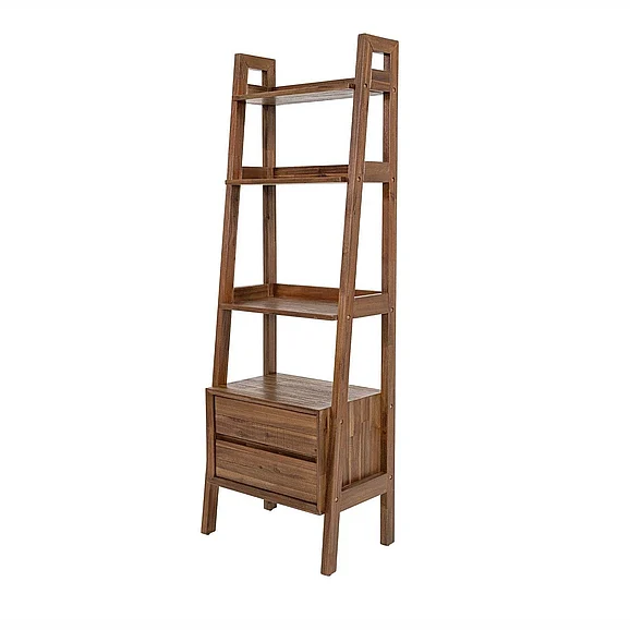 LH Home Gia Modular Bookcase in Warm Pecan GIA021-BRNS