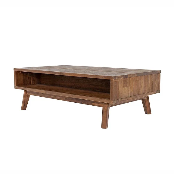 LH Home Gia Coffee Table w/ Lift Top in Warm Pecan GIA032-LT-BRN