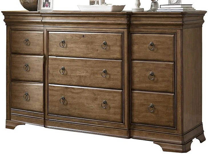 Universal Furniture New Lou Drawer Dresser in Cognac