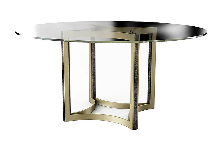 Caracole Modern Artisan Remix 54" Round Glass TOP ONLY 1/2 GLA-0054-002T EST SHIP TIME IS 8-10 WEEKS