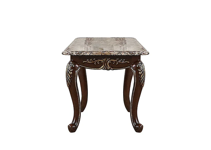Galaxy Home Gloria End Table in Brown 698781336557