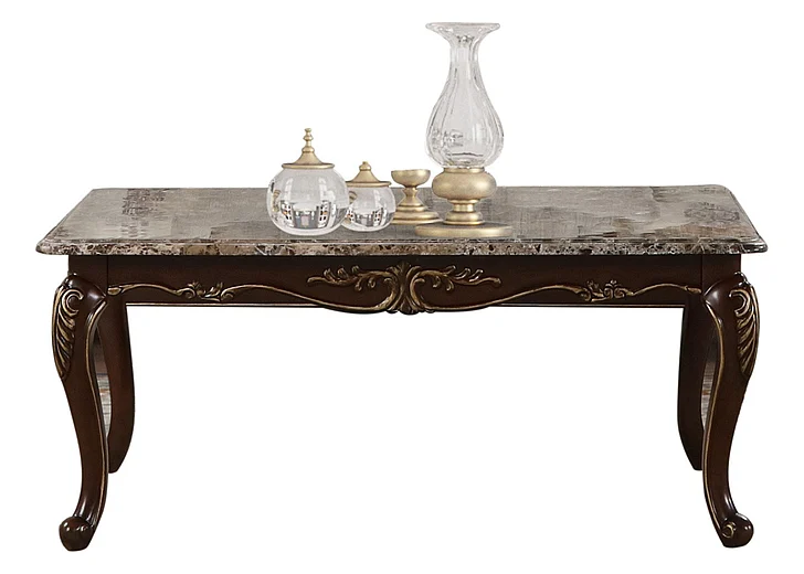 Galaxy Home Gloria Coffeein Table in Brown 698781371015