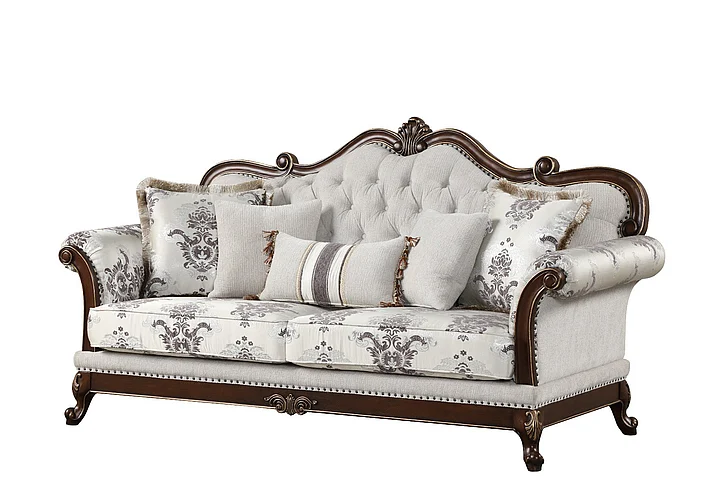 Galaxy Home Gloria Sofa in White 698781353257