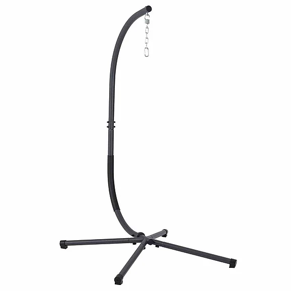 Furniture of America Wave Stand in Black GM-1012