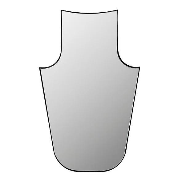 Noir Furniture Konstance Mirror in Matte Black GMIR185MTB