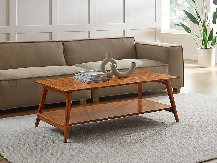 Greenington Antares 2pc Occasional Living Room Set in Amber