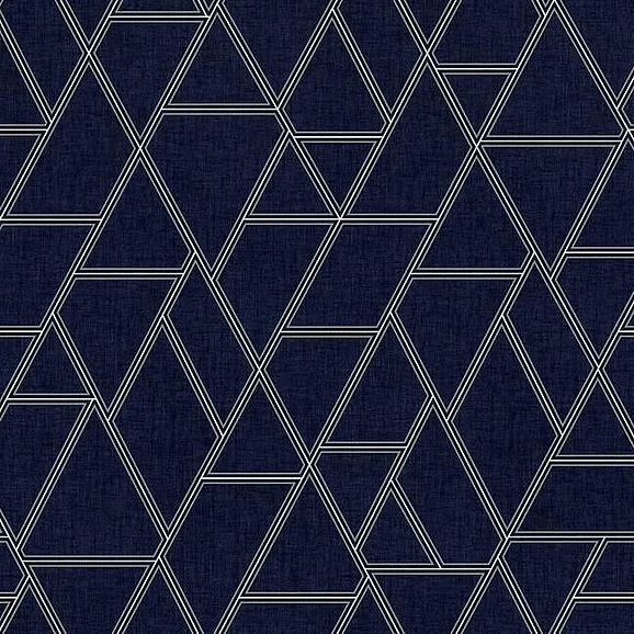 York Grandmillennial E29 Pathways Wallpaper in Navy GR5911 (Double Roll) FedEx/UPS
