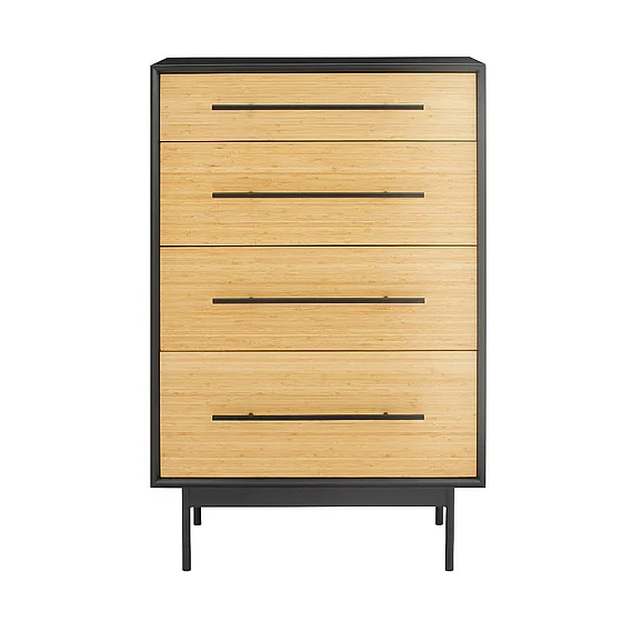 Greenington Santa Cruz 4 Drawer Chest, Wheat GSC0005WH