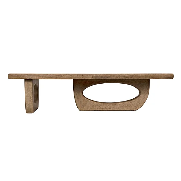 Noir Furniture Douglas Coffee Table in Bleached Walnut GTAB1019BW CLOSEOUT